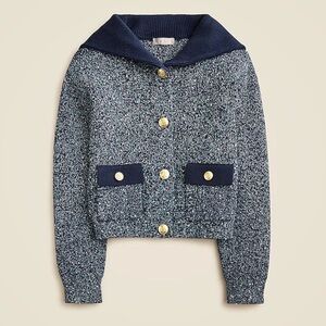 Women's Navy Tweed Jacket